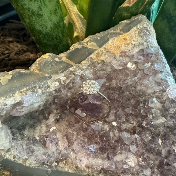 CZ cluster ring 💍 - Picture 1 of 3